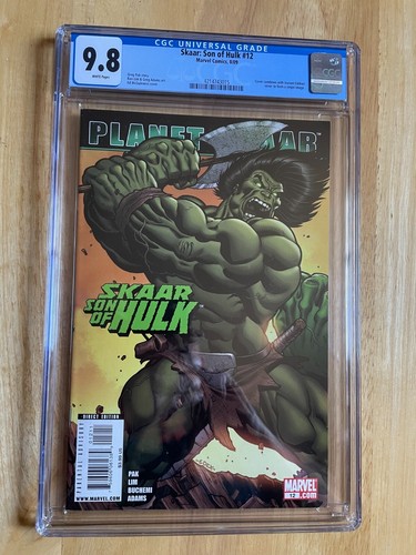 SKAAR SON OF HULK #12 CGC 9.8! ED MCGUINNESS COVER! - 第 1/4 張圖片