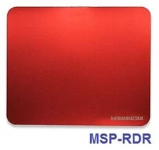 CablesOnline Premium Rubber Mouse Pad , Red, MSP-RDR