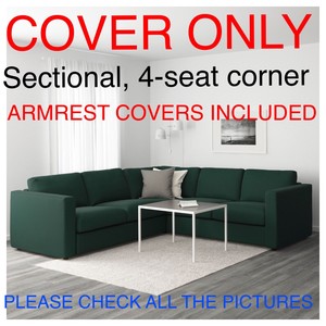 Ikea Vimle Cover Slipcover For Sectional 4 Seat Corner Gunnared