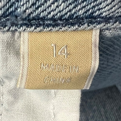 Michael Kors Jean Skirt Womens 14 Blue Light Wash Mini Denim Button Front NEW - 第 10/16 張圖片