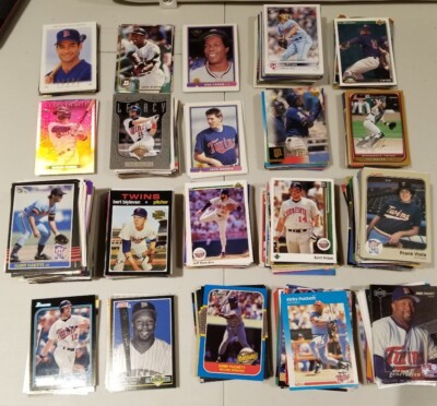 HUGE MLB 500 Baseball Card Team Lot: Minnesota Twins HOF RCs Inserts +BONUS!