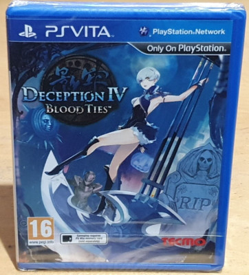 Deception IV 4 Blood Ties für Sony Playstation PS Vita Neu & Sealed PAL UK