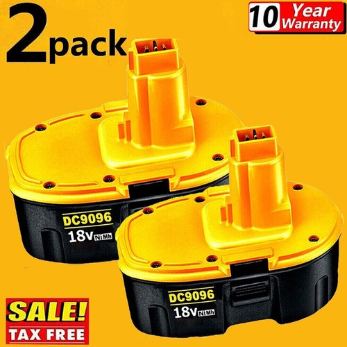 2Pack 18V XRP Battery for DEWALT DC9096-2 DW9095 DW9096 DC9098 DC9099 Cordless - Picture 14 of 15
