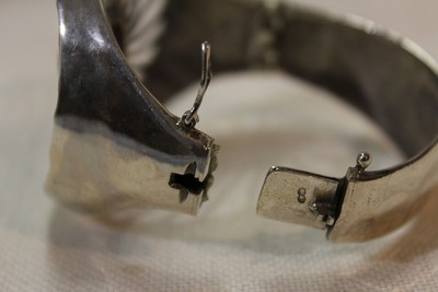 Bracelet TOULHOAT - Améthyste Et Argent Massif - Style Celtique Breton