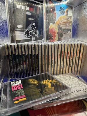 Miles Davis CD Lot 29 Titles.  Birth Of The Cool ( 1949) To Bitches Brew  (1969)