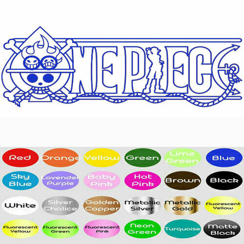 One Piece Portgas D. Ace Decal Sticker for Macbook Air Pro Laptop Car Window Art - Picture 7 of 9