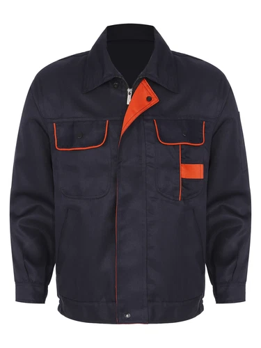 Women Men Long Sleeve Work Coat Pocket Shirts Workshop Mechanic Uniform Workwear - Bild 77 von 104