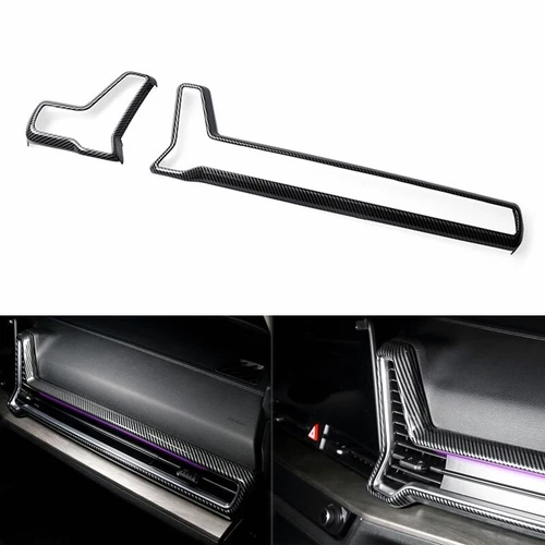 Carbon Fiber ABS Car Air Conditioner Vent Outlet Cover Trim For Kia Sportage NQ5 - Picture 1 of 5