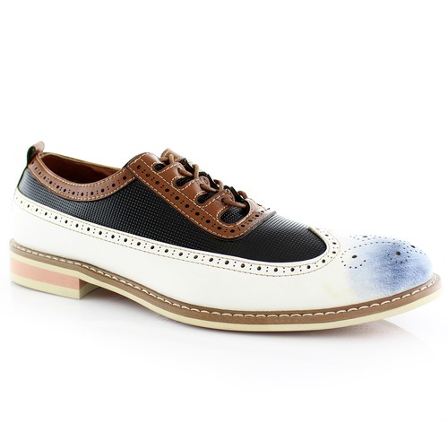 Zapatos de vestir Ferro Aldo JOSH para hombre punta de ala perforación Oxford caldos - Imagen 8 de 8
