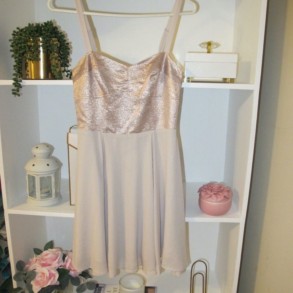 slim fit dress slacks On Broadway Split Sequin Midi Dress Rose Gold– Selfie Leslie