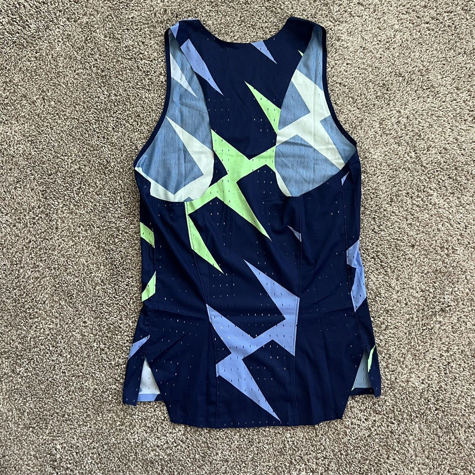 🔥Nike Pro Elite Aeroswift Running Singlet Blue CI0581-XXX (Men