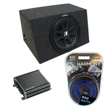 Universal Car Stereo Hatchback Sealed Single 10" Kicker Comp C10 Sub Box CXA4001