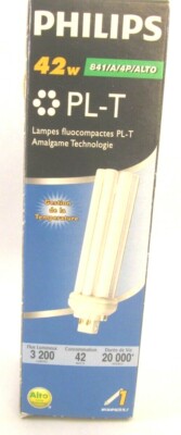 Philips 42 Watt And 32 Watt 841/4P/LL/A PL-T 14903 Bulbs   