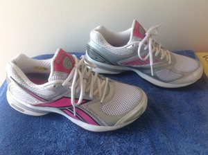 hot pink and black shoes