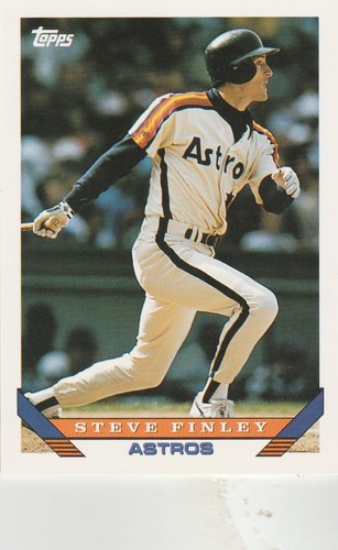 FREE SHIPPING-MINT-1993 Topps #148 Steve Finley Houston Astros Baseball Card - 第 1/1 張圖片