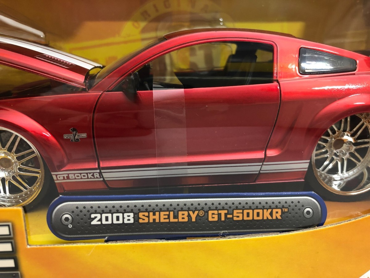 JADA BIGTIME MUSCLE BTM 2008 FORD SHELBY GT-500KR RED