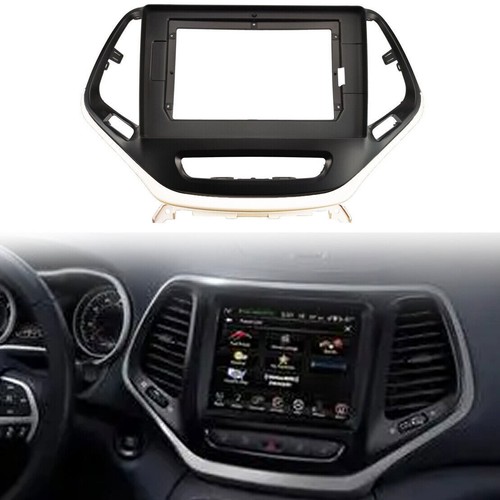 Car Stereo Radio Fascia Panel Trim 2 Din Frame For Jeep Cherokee 2014