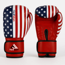 Stellman Boxing Gloves USA Flag MMA Training Muay Thai Kick Premium Boxing Mitts