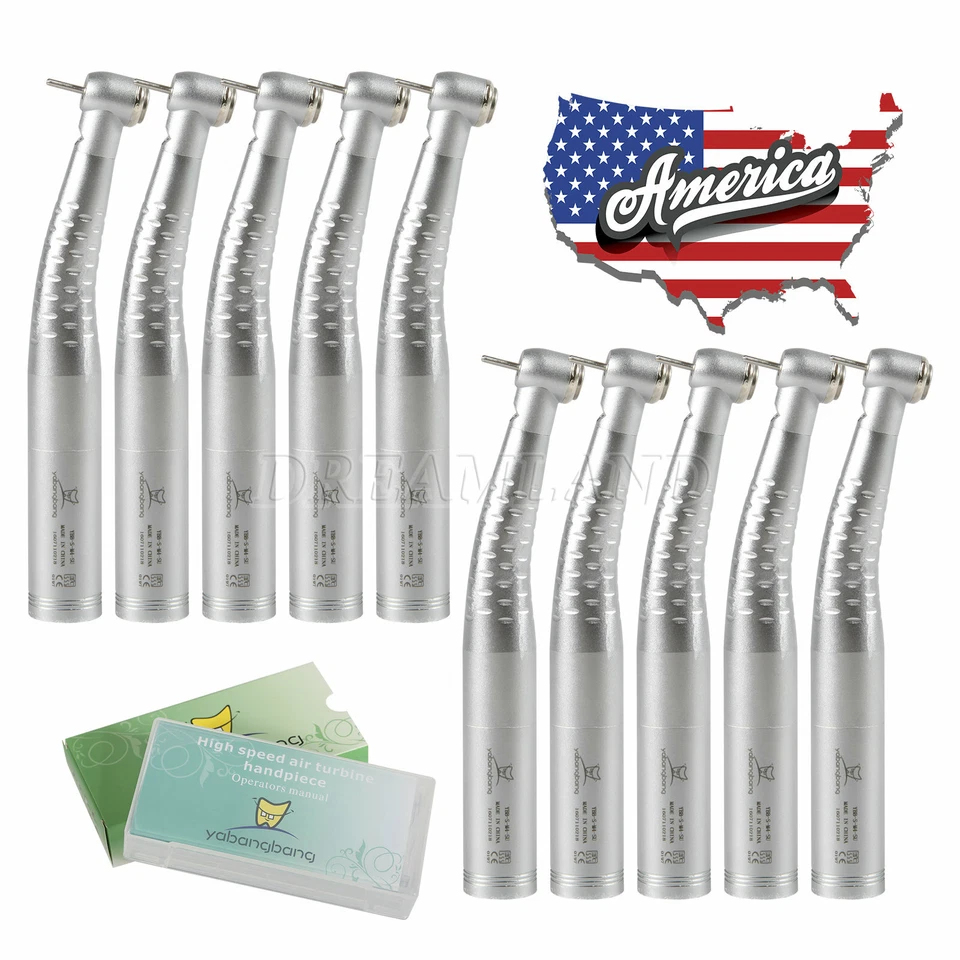 Стоматологическая волоконно-оптическая ручная воздушная турбина YABANG-B6 подходит для KaV 6H 6-контактной муфты JL - Изображение 3 из 4