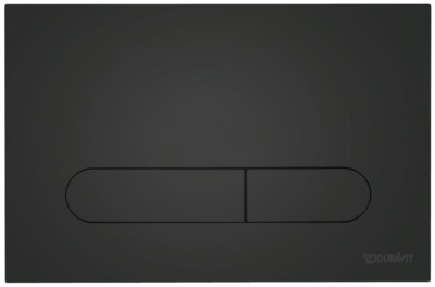 Duravit DuraSystem Betätigungsplatte Beta 100, für WC - schwarz matt, 166021