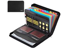 Accordion File Organizer,13 Pockets Fireproof...