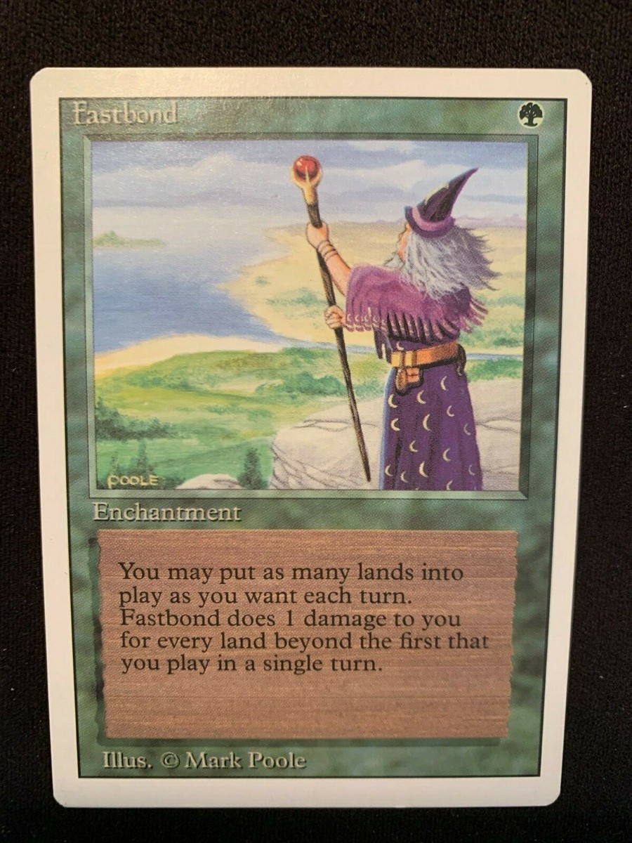 MTG Magic 1x x1 - Fastbond Revised Ed LP (Avl 3) | eBay