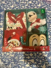 New Disney Baby Mickey Mouse Holiday Gift Set for Baby 3 - 6 months with tag