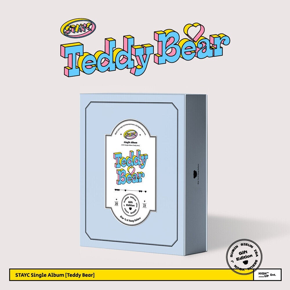 STAYC [TEDDY BEAR] 4th Single Album GIFT EDITION CD+PhotoBook+Card