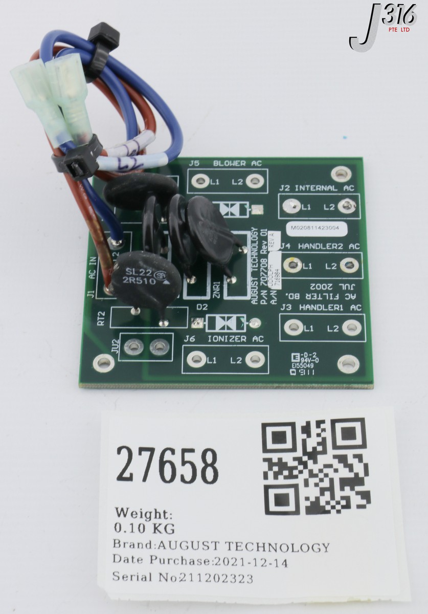 専用ページ❷ 27658 AUGUST TECHNOLOGY PCB, AC FILTER BD, RUDOLPH 716984 707708