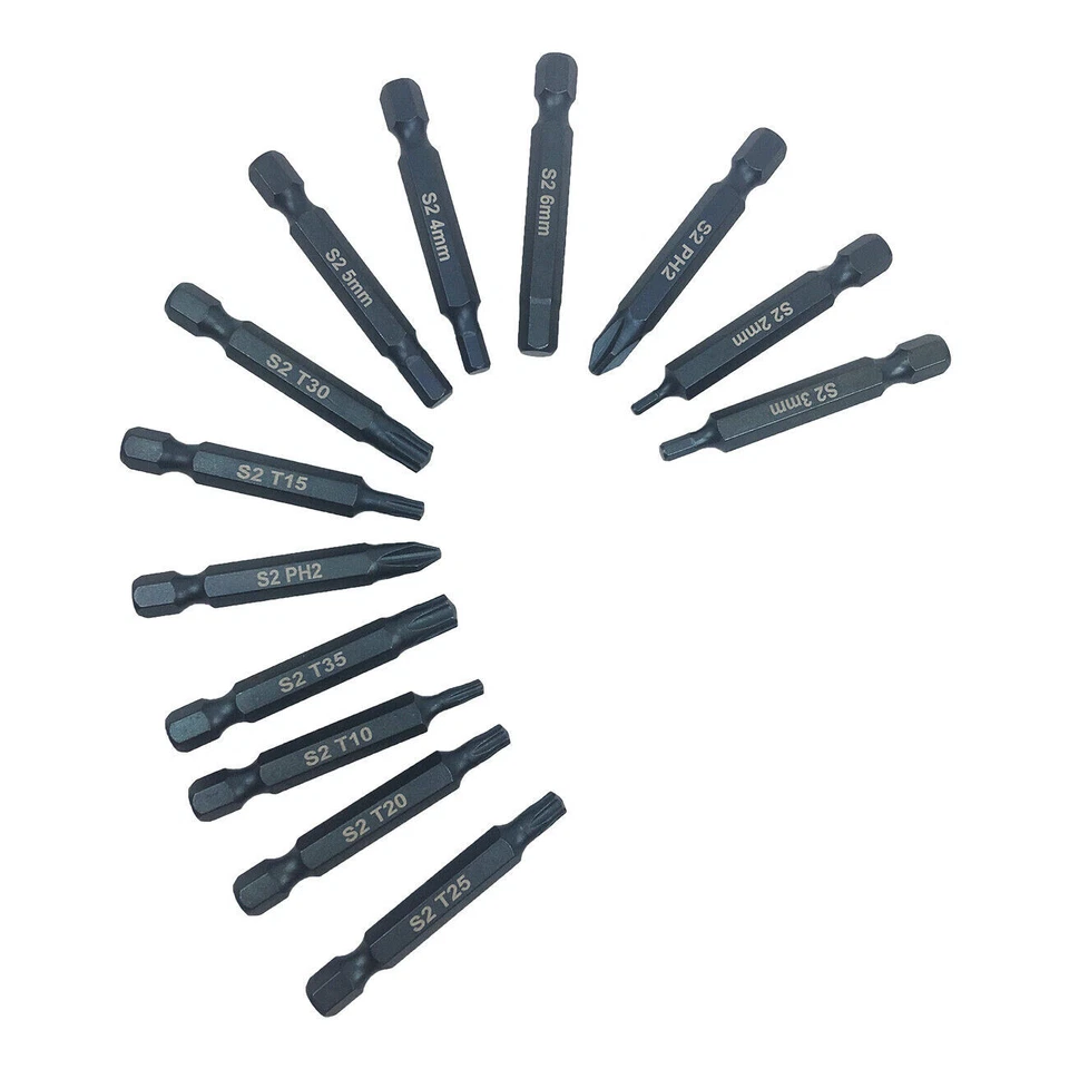 35Pcs Electric Screwdriver Slotted Torx Hex Bits Sockets Drive Repair Tools Kit - Image 3 of 4