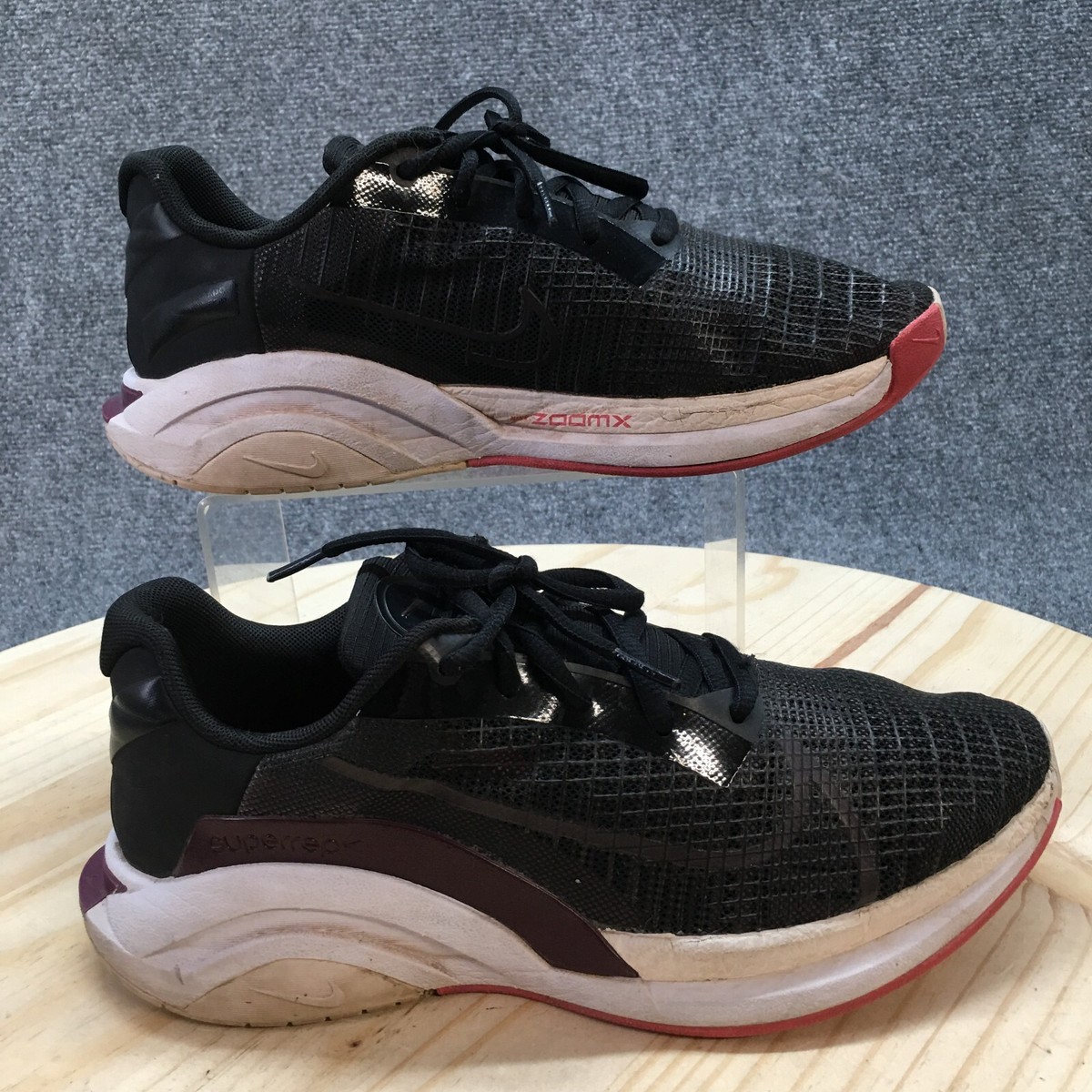Nike Shoes Womens 9 Zoom X SuperRep Surge Sneakers Black Lace Up