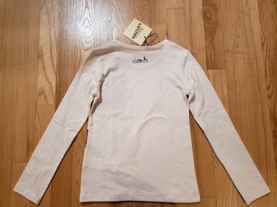 T-shirt Junior Gaultier Manches Longues Imprimé Fashionista - Taille 8, Neuf Avec étiquette