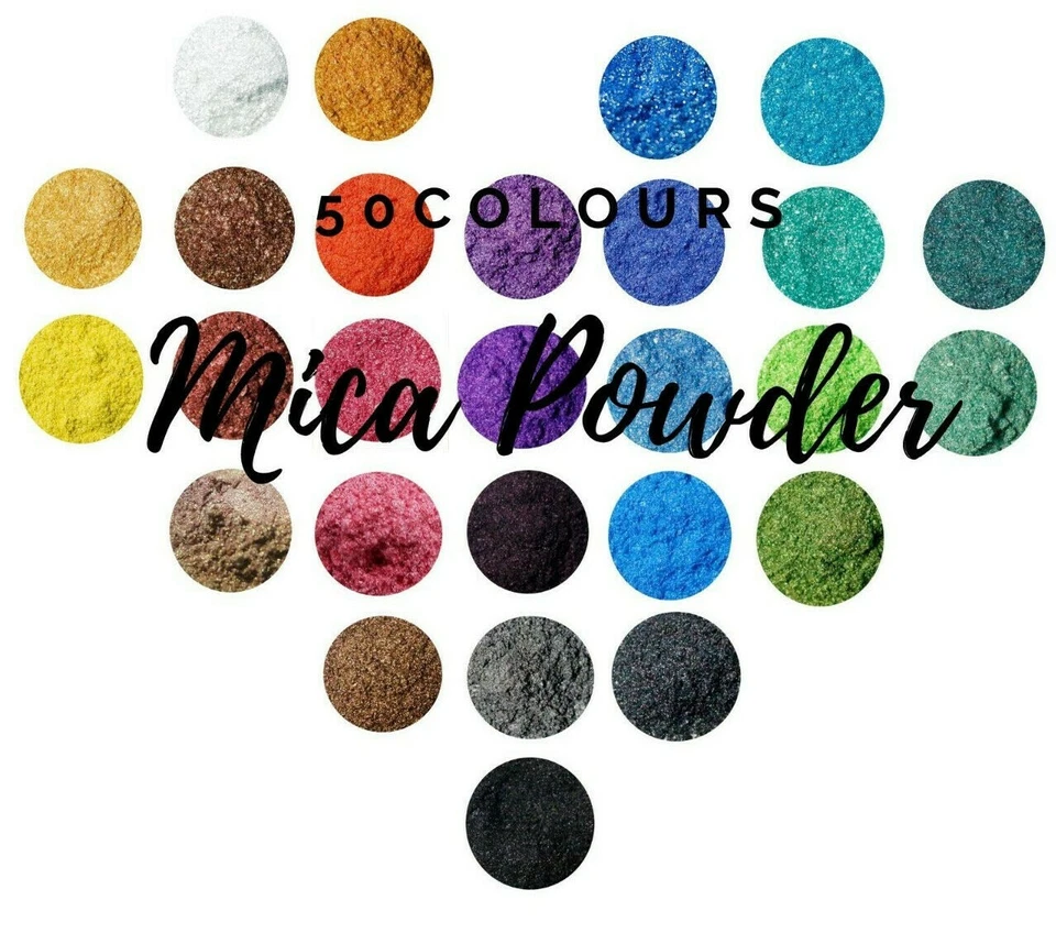 Mica Cosmetic Powder Multi Candle Melts Bath Bombs Soap Resin Dye 10g 25g 50g - Image 2 of 4