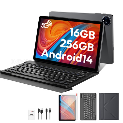 Black-Pad BESTTAB Q17 Tablet mit Keyboard 24GB+256GB 11 Zoll Android 14 5G WiFi - Bild 24 von 30