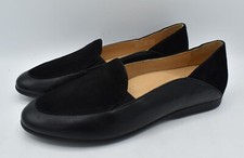 Dansko Womens Size EU 38 US 7.5-8 Lace Glazed Kid Leather Black Slip On Loafers