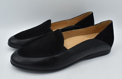 Dansko Womens Size EU 38 US 7.5-8 Lace Glazed Kid Leather Black Slip On Loafers