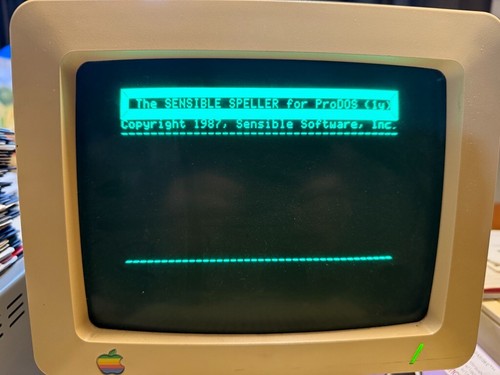 Apple 5.25 Software - SENSIBLE SPELLER - tested to work on Apple 2c - Picture 3 of 4