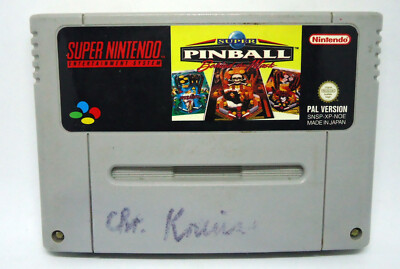 Super Pinball - Behind the Mask - PAL Nintendo SNES - SNSP-XP-NOE