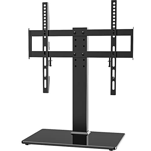 Universal Table Top TV Stand for 27-60 inch LCD LED TVs with Adjustable 