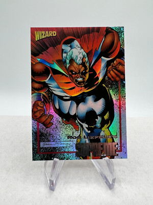 1993 Wizard - Rob Liefeld's Supreme FOIL Promo Trading Card