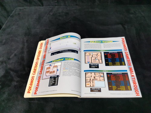 Pokemon Trainer’s Guide Book GameBoy Red Blue Yellow 1999 Guide Sandwich Islands - Picture 5 of 7