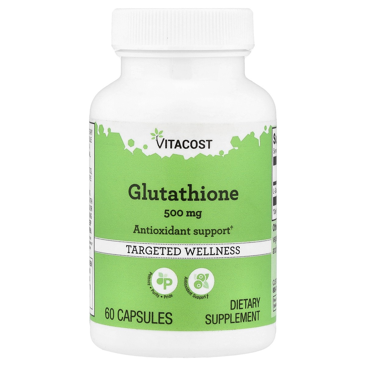Glutathione, 500 mg, 60 Capsules