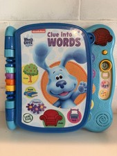 LeapFrog Blue's Clues You Clue Into Words Electronic Learning Book