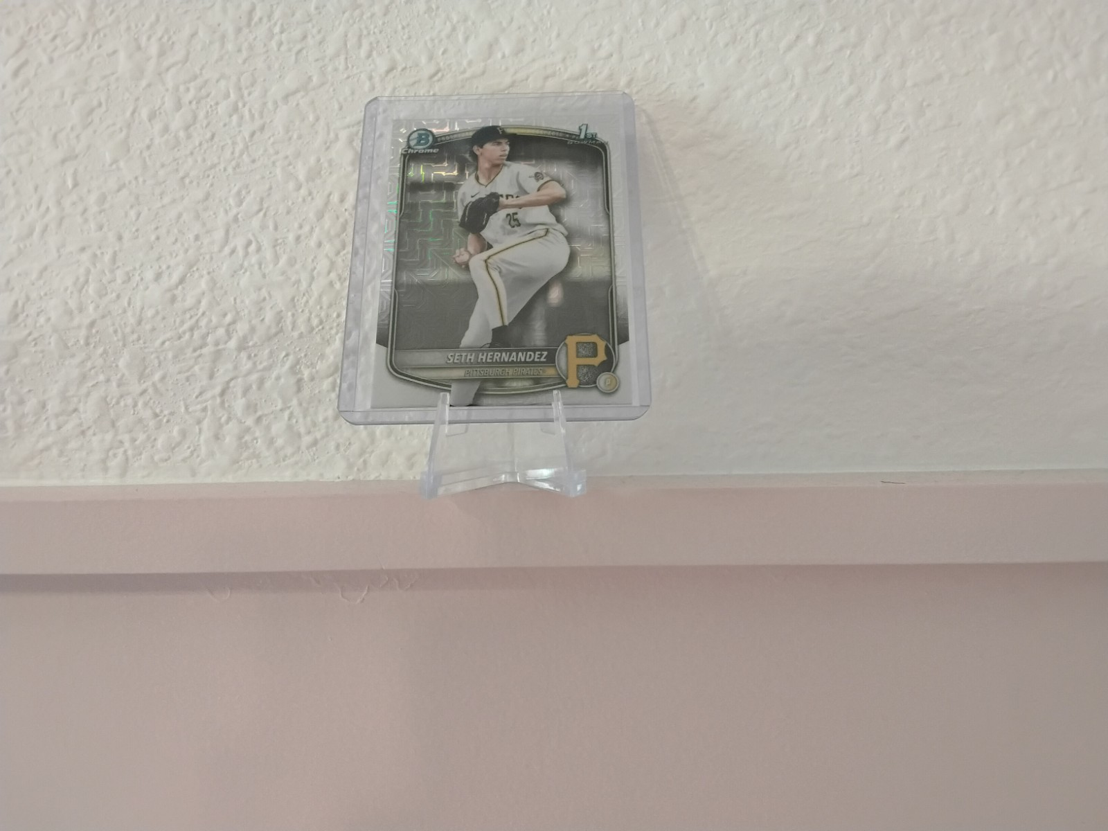 2025 1st Bowman Draft Seth Hernandez Mojo Refractor BDC-25 Pittsburgh Pirates