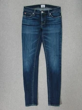 UF11436 **HUDSON** SKINNY WOMENS JEANS sz26 DARK BLUE; NICE JEANS!