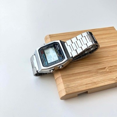 【希少！80's Vintage】CASIO Reminder W-780　① CASIO W-780 Vintage 80s Pepsi Color Reminder Watch Module 549 Rare
