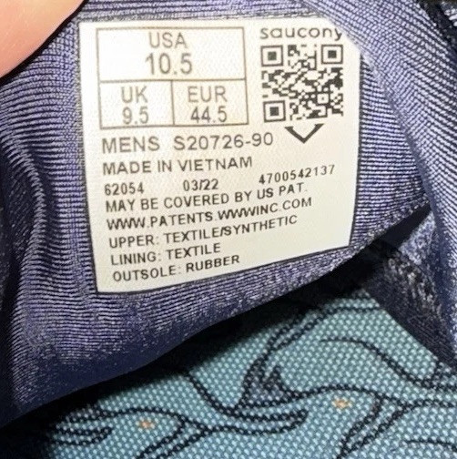 Saucony S20726-90 Freedom 5 Running Sneakers Shoes Men’s 10.5 Jackalope Blue thumbnail 13