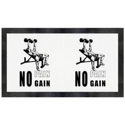 'Elevated Strength with Dumbbells' Pet Feeding Mat (PM00023862)