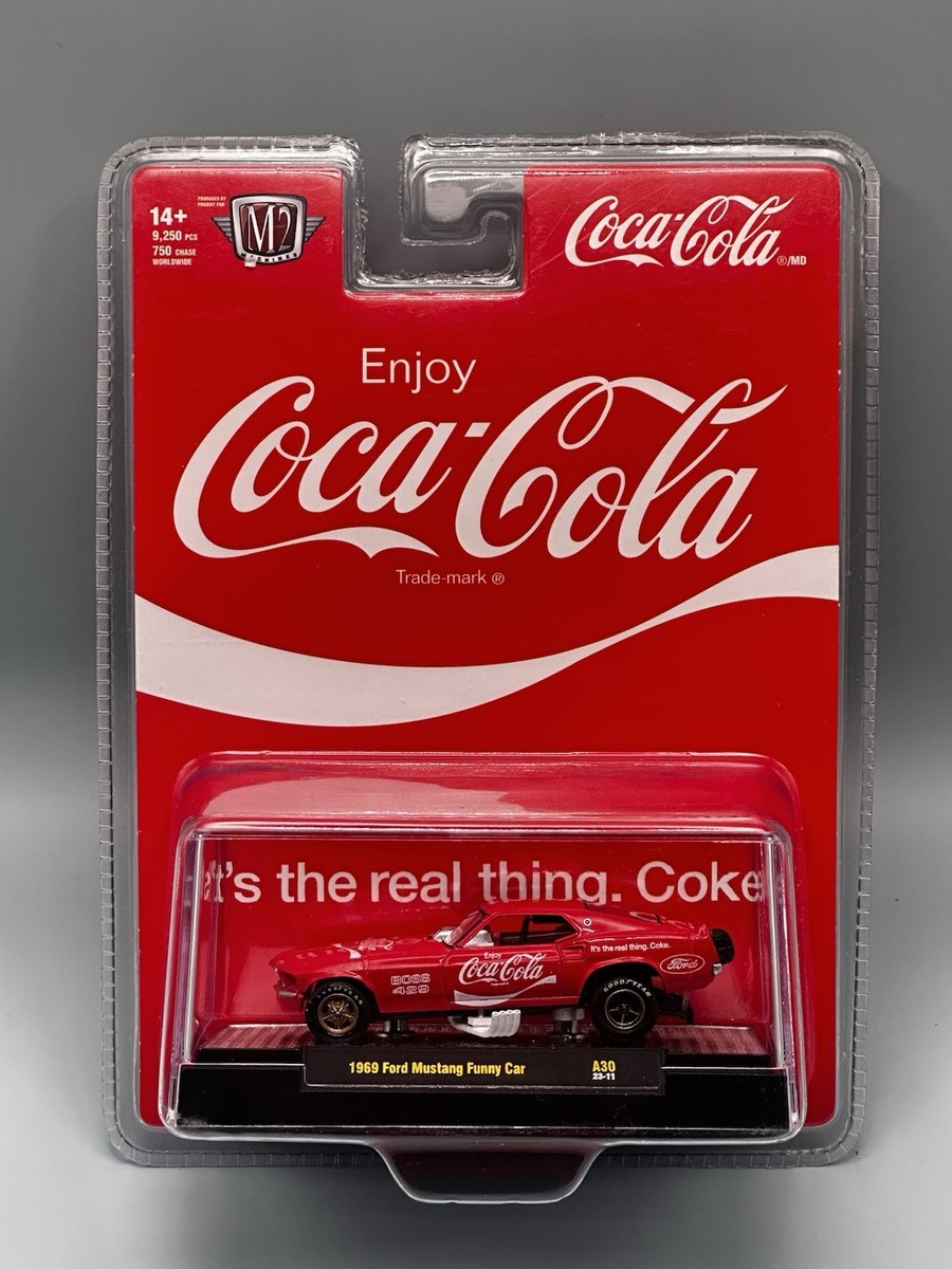 M2 Machines Coca-Cola 1969 Ford Mustang Funny Car A30 1:64 L32 | eBay