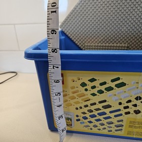  Vintage LEGO Creator 4107 Basic Bricks Blue Bucket Bulk Lot 2900g+ Baseplate